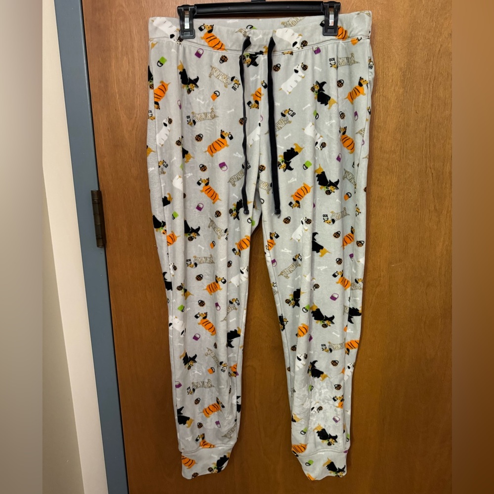 Novogratz Grey Weiner Dog Halloween PJ Pants